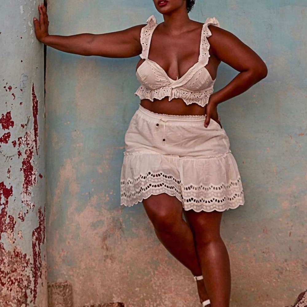 Two piece skirt set